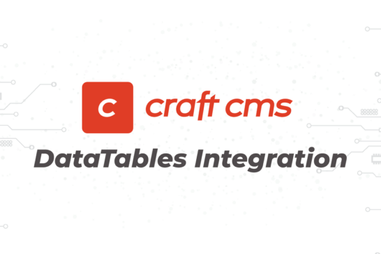 Craft cms datatables integration